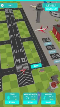 Idle Plane Game - Airport Tycoon Screen Shot 1