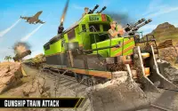 US Army Train Gunship Attack : Train Driving Games Screen Shot 11