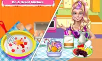 Princess Barbi Ice Cream Maker Game Screen Shot 0