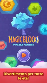 Giochi di puzzle esagonali: Blocchi magici Screen Shot 0