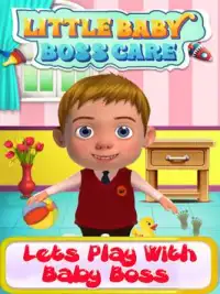 Little Baby Boss Care& DressUp -Free kids games Screen Shot 0