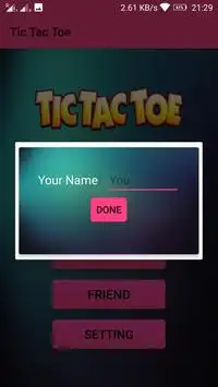 Tic Tac Toe Multiplayer Screen Shot 1