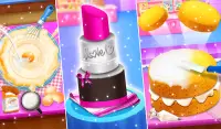 Makeup Kit Cakes - Cosmetic Box Cake Cooking Screen Shot 5
