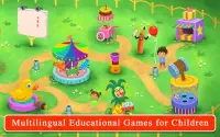 मनोरंजन पार्क में किडोस - शैक्षिक खेल Screen Shot 2