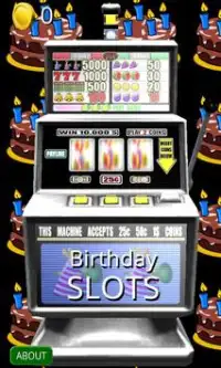 3D Birthday Slots - Free Screen Shot 0