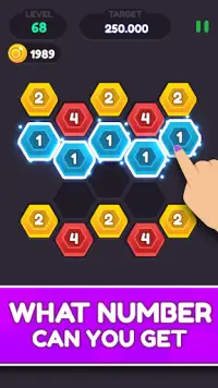 Hexa Puzzle Connect – Hex number Merge Game Screen Shot 2