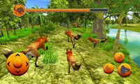 Simulator wild fox nyata: klan game Screen Shot 2