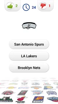 Basketbol Logo Quiz Screen Shot 1