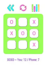 Tic Tac Toe XOXO Game Screen Shot 2