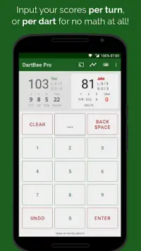 DartBee - Darts Score Counter Screen Shot 1