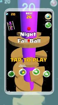 Night Fall Ball Screen Shot 2