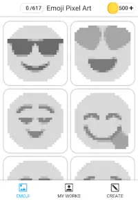 Emoji Color Pixel Art Screen Shot 3