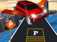 Flying Car Game - Prado Car Parking Games 3D Screen Shot 18