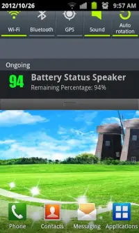 Battery Status Speaker Screen Shot 3