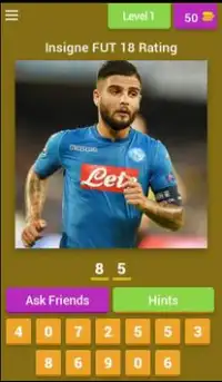 Guess The FUT 18 Player Rating | FIFA 18 Quiz Game Screen Shot 0
