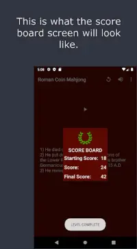 Roman Coin Mahjong Screen Shot 3