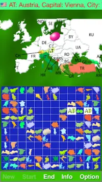 Map Solitaire Free - Europe Screen Shot 5