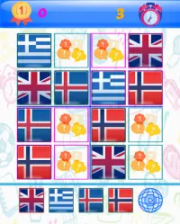 Landen Sudoku Spel voor kinderen Screen Shot 15