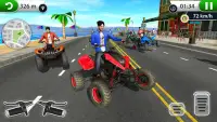 ATV City Traffic Racing Games 2019 Screen Shot 2