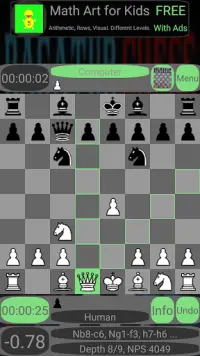 Движок для Шахмат Багатур:  Искуственный Интеллект Screen Shot 1
