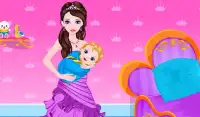 يعطي ألعاب أميرة الولادة Screen Shot 8