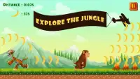 Jungle Monkey Run - Banana Screen Shot 3