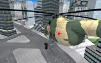 City Helicopter Fly Simulation Screen Shot 4
