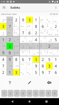 Sudoku classic, free Screen Shot 1