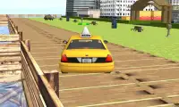vegas taxi car parking sim 3D Screen Shot 2