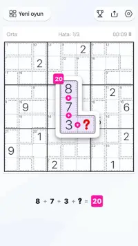 Killer Sudoku Sudoku Bulmacası Screen Shot 2