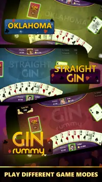 Gin Rummy - Offline Card Games Screen Shot 1