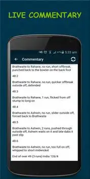 CRICSTAR Live Cricket Screen Shot 3