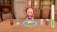 Masha and the Bear Cooking 3D Screen Shot 1
