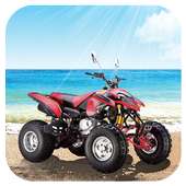 Enigma da motocicleta praia