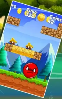 Angry Red Ball Screen Shot 0
