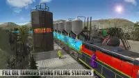 Trasporto di carro armati petroliferi: Train Games Screen Shot 8