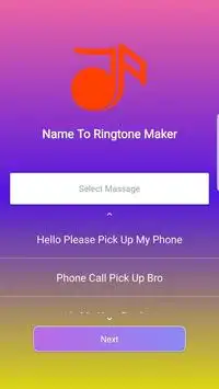 Name To Ringtone Maker Screen Shot 2