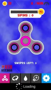 Virtual Fidget Spinner Mobile Screen Shot 0