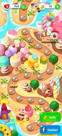 Fruit Candy Shop: Match 3 Game Screen Shot 1