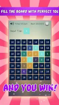 Perfect 10s Lite - Logic Game Screen Shot 1