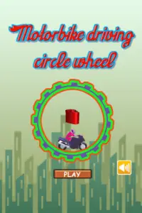 Motorbike Driving Circle Wheel Screen Shot 1