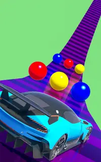 色の車ロードレース3D Screen Shot 0