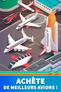 Idle Airport Tycoon - Jeu de gestion d'aéroport Screen Shot 2
