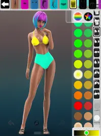 DressDolls 3D Color Adult Girl to Dress Up & Style Screen Shot 8
