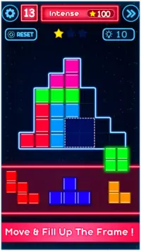 Block Puzzle Neon Screen Shot 0