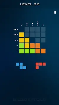 Blockfield - Block Pieces Puzzle Touch Simple Game Screen Shot 1