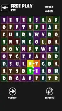 Word Fall - Word Search Game Screen Shot 2