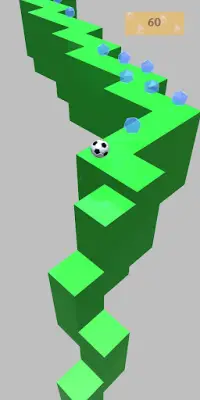 AK Ziggy Ball : PK Zig zag Tap Screen Shot 1