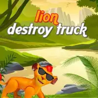 Lion Destroy Trucks Screen Shot 0