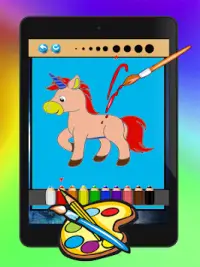 Unicorn Horse Coloring Book Screen Shot 5
